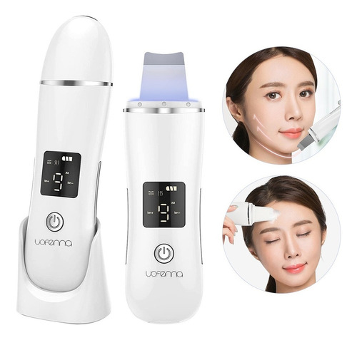 Sonic Skin Scrubber Lifting Facial Led Pore Massager