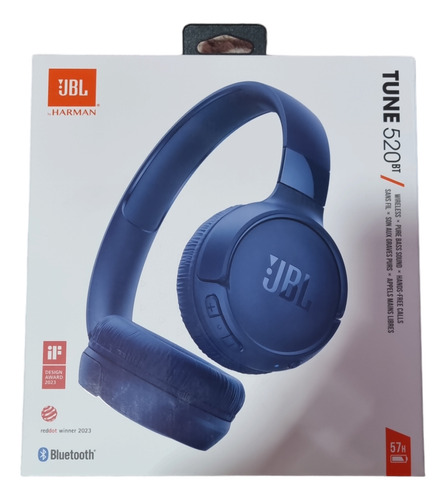 Audifonos Inalambrico Jbl Tune 520bt Bluetooth Azul