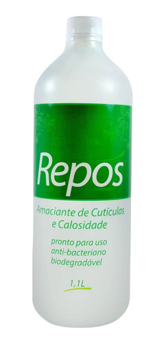 Imagem 1 de 2 de Amaciante De Cuticulas E Calosidades Líquido 1,1l Repos