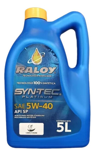Aceite 5w40 Raloy Syntec .950lt
