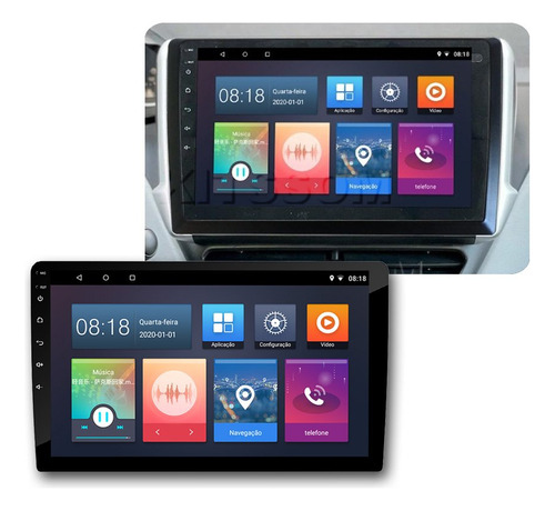Multimídia Peugeot 2008 208 2017 2018 2019 2020 V2 Carplay 9