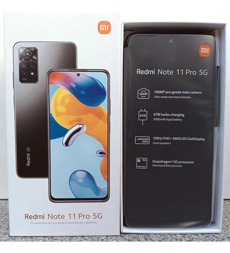 REDMI Note 11 Pro 5g - Graphite Gray - 6GB RAM 128GB ROM