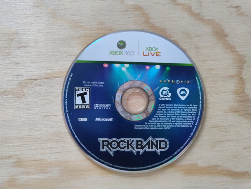 Rock Band Físico Xbox360 (Usado)