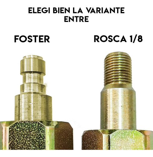 Imagen 5 de 10 de Pico Carga Pcp Acople Foster De Bronce Kral Hatsan Fox Bsa