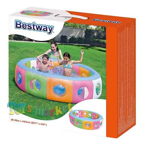 Pileta Inflable Grande Redonda Y Familiar Bestway