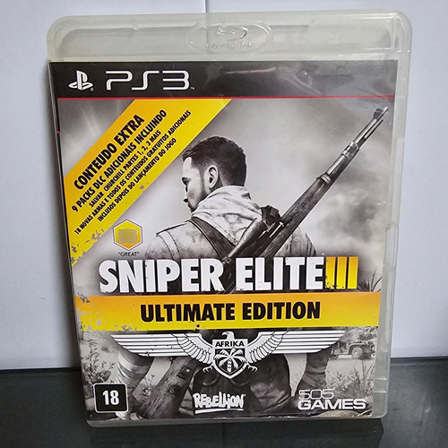 Sniper Elite Ps3 Fisico Usado