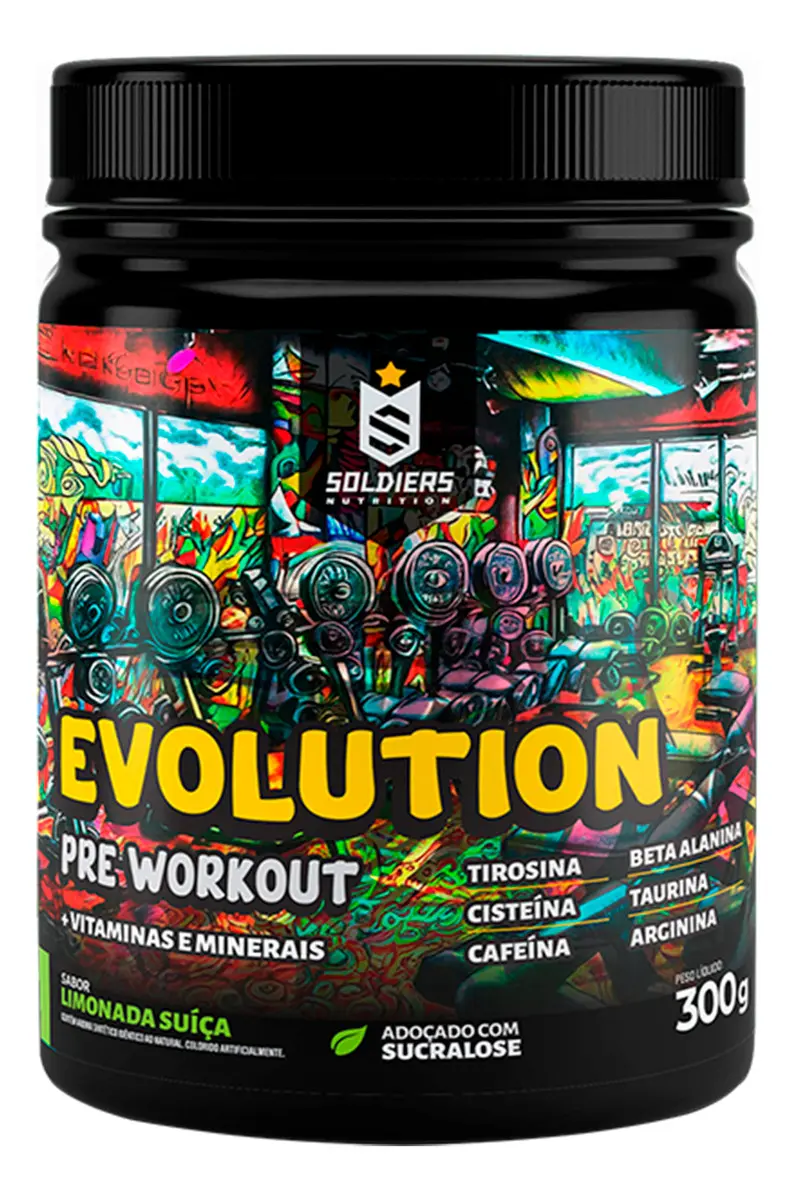 Pré-Treino Evolution Workout 300g
