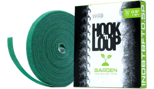 Vvivid Hook N' Loop Tiras Autoadhesivas Para Gestión De Jard
