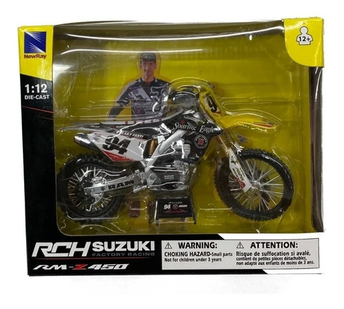 Moto Coleccion New Ray Esc 1:12 Suzuki Rm-z450 Ken Roczen