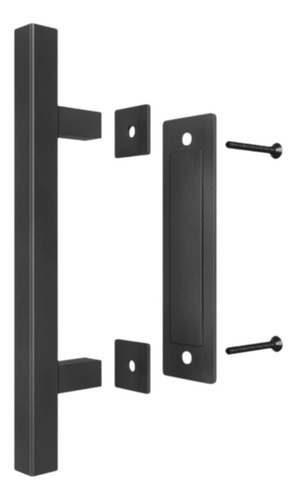 Manija De Puerta De Granero, Manija Empotrada Para Puerta De