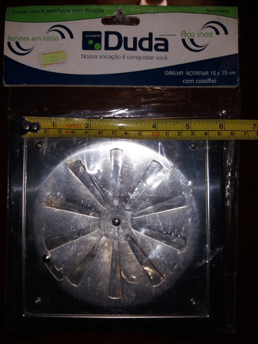 Imagen 4 de 8 de Rejilla De Piso En Acero Inoxidable De 16x16 Cms (leer Bien)
