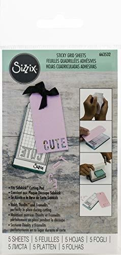 Sizzix Sidekick Sticky Grid 2.5 X4.75  5 Pkg