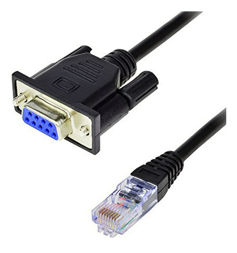 Cooso Rj45 A Rs232, Db9 Puerto Serie De 9 Pines Hembra A Rj4