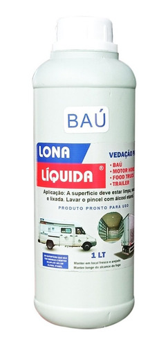 Lona Liquida Para Baú De Caminhão Veda Vazamentos No Teto 1l