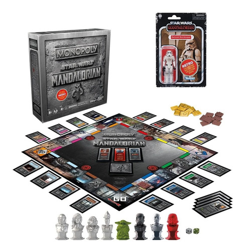 Juego De Mesa Monopoly The Mandalorian Con Stormtrooper Retr (Usado)