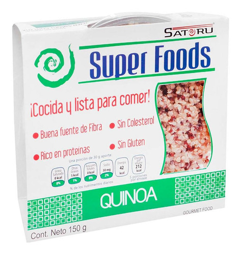Quinoa Cocida Satoru Super Foods 150g