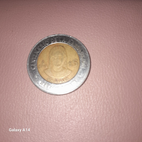 Moneda 5 Pesos Soldadera