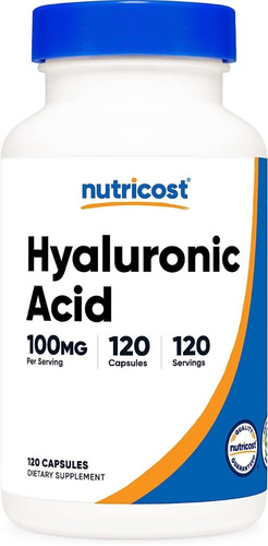 Original Nutricost Acido Hialuronico, 100mg, 120 Cap Veg