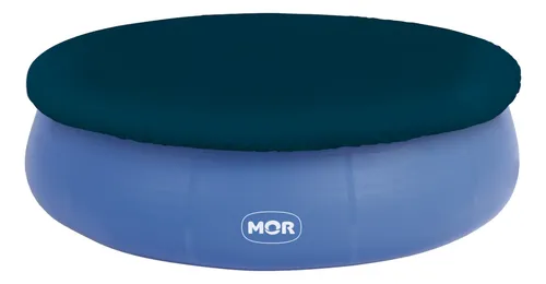 Capa Para Piscina 9000 Litros Redonda Inflável Azul Mor