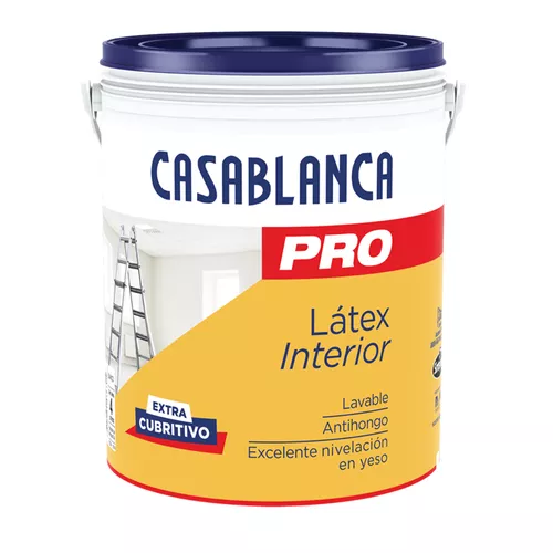 Pintura Látex Interior Antihongos 5 Años Blanco x1/4gal