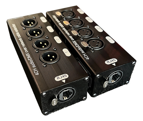 1 Par De Extensores De Señal De Red Dmx512, 1 Macho+1 Hembra