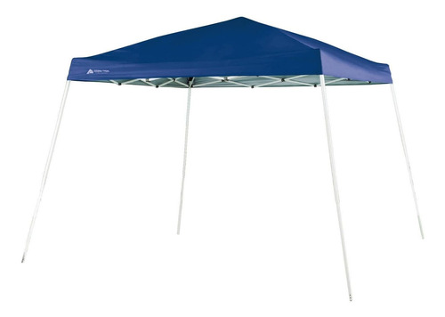 Toldo Azul De Montaje Portátil Con Marco De Acero 3m×3m×2,5