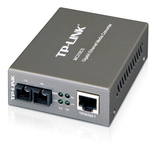 Convertidor De Medios Tp-link Mc210cs Monomodo Gigabit 
