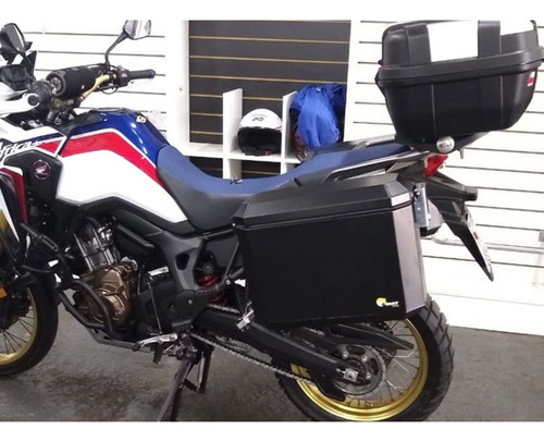 Top Case Alumínio Prata Crf 1000l Africa Twin Te + Suporte