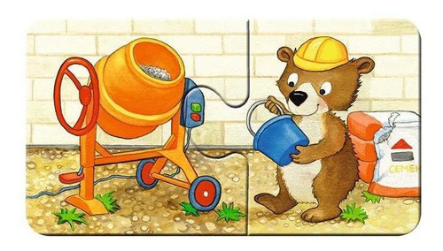 Mi Primer Puzzle - Animales En La Construcción