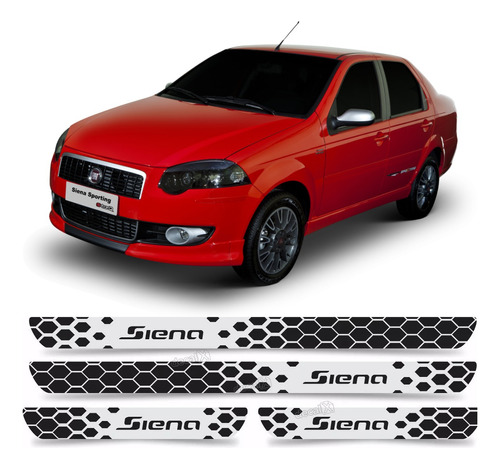 Kit Soleira Resinada Carro Fiat Siena Sol42 Fk