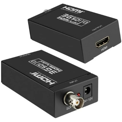 Convertidor Sdi A Hdmi 3g Metálico 1080p Cámara Laptop Dvr