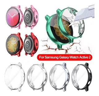 Funda De Reloj De Tpu Para Samsung Galaxy Watch Active 2