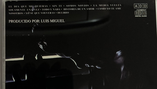 Cd Luis Miguel Segundo Romance (Usado)