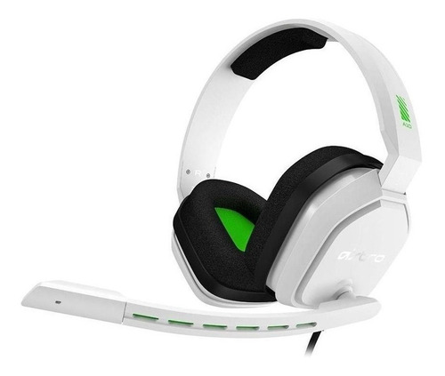 Audífonos gamer Astro A10 blanco y verde
