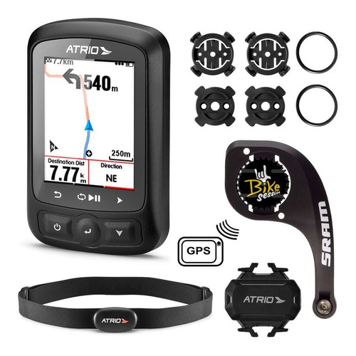 Gps Atrio Titanium Bi155 Bluetooth Sensor Cinta Sup Avançado