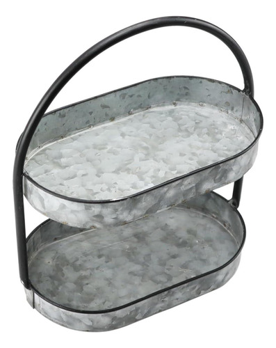 Soporte Pequeño Philpety Vintage De Metal Galvanizado Rústic