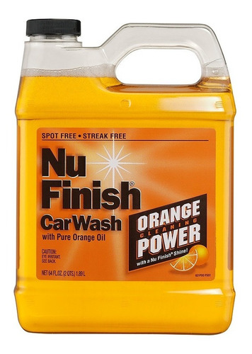 Shampoo Auto - Usa - Abrillanta!! - Nu Finish Car Wash 1.89l