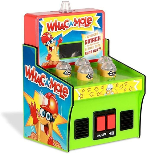 Basic Fun Whac-a-mole - Mini Juego De Arcade Electrónico.