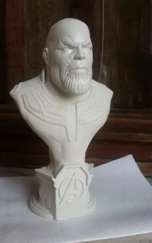 Busto Thanos Para Pintar Marvel Comics Super Heroes