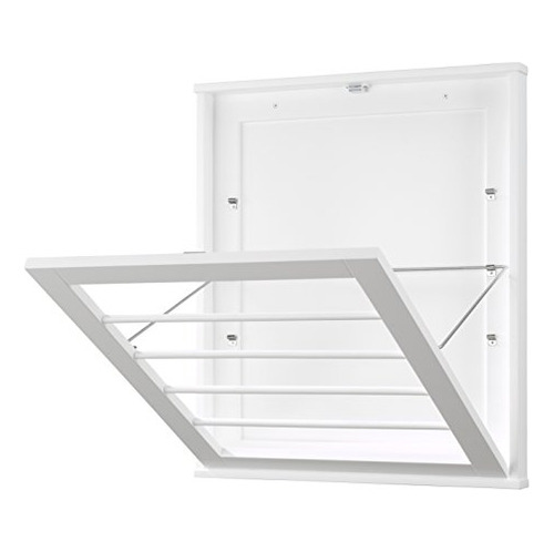 Whitmor Montado En La Pared Rack De Secado Color Blanco