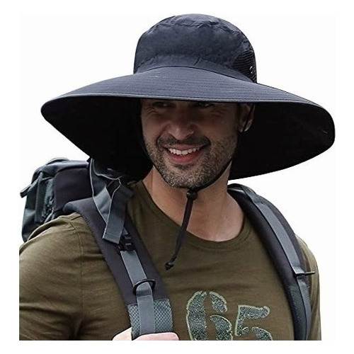 Sombrero De Sol Para Hombre Exterior, Upf 50+ De Cúpulade