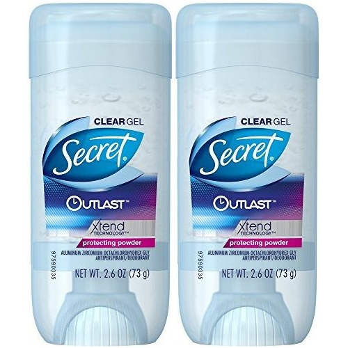Secret Outlast Gel Transparente Antitranspirantes Y Desodora