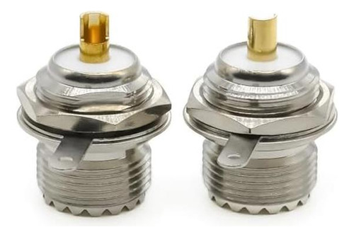 Ahoaepy 2pcs Pl259 So239 Bulquetas Connector, Of Of