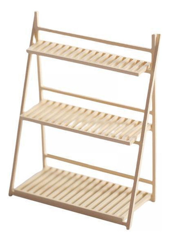 2 X 1/12 Dollhouse Flower Stand Display Rack Para Mini