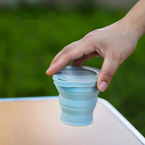 Taza Plegable De Silicona Taza De Viaje Plegable De Silicona