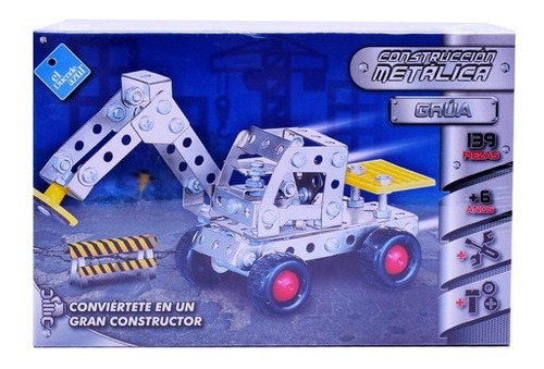 Juego De Construcción Metálica Grua 139 Piezas Tipo Mecano