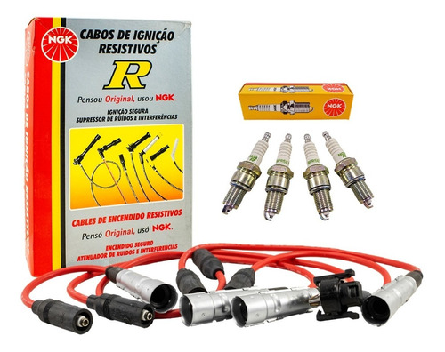 Kit Cables+bujias Ngk Vw Gol Ab9 95/96 Cfi (c)