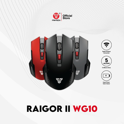 Mouse Gamer Fantech Raigor Ii Wg10 Wireless Negro