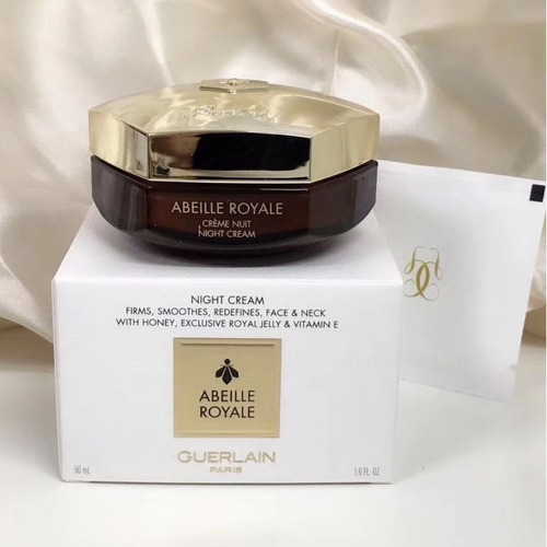 Crema de noche Guerlain de Abeille Royale, 50 ml. Tiempo de aplicación: noche, tipo de piel: todo tipo de piel