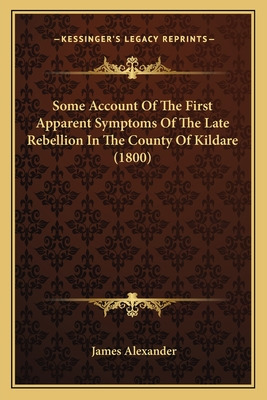 Libro Some Account Of The First Apparent Symptoms Of The ...